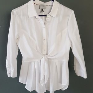 Anthropologie- HD in Paris white blouse